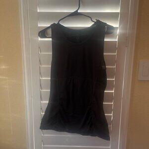 Athleta Black Gathered tank top